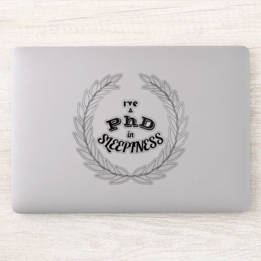 眠気v2ステッカーで博士号を取得 シール (コンピューター)