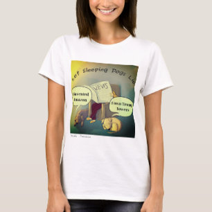 眠犬は眠れ 女性コミックTシャツ Tシャツ