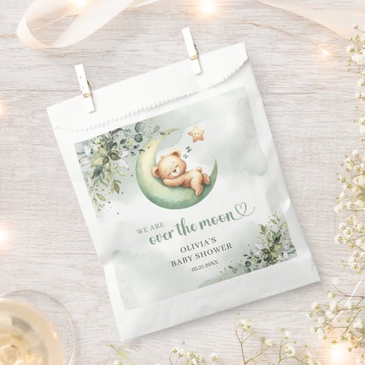 眠男女兼用るテディベアeucalypon フェイバーバッグ (クリップ留めされた状態)