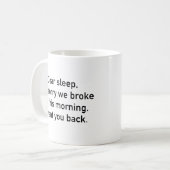 眠親愛る コーヒーマグカップ (正面左)