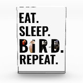 眠食べり鳥の繰り返し観察 フォトブロック (正面)