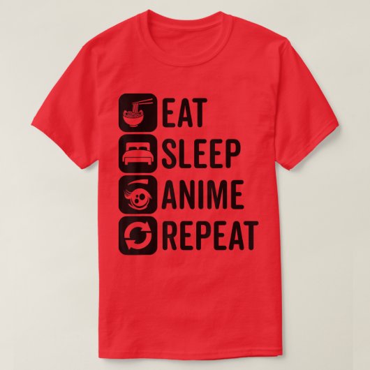 眠食べるアニメリピーター大沢アニメかわいいエステティ Tシャツ (デザイン正面)