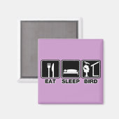 眠食べる鳥 マグネット (正面/裏面)