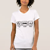 眠食べ柵 Tシャツ (正面)