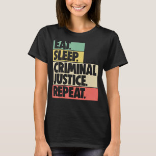 眠食べ罪刑事司法再臨女性裁判所レガ Tシャツ