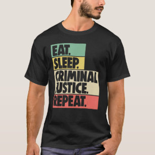 眠食べ罪刑事司法再臨女性裁判所レガ Tシャツ