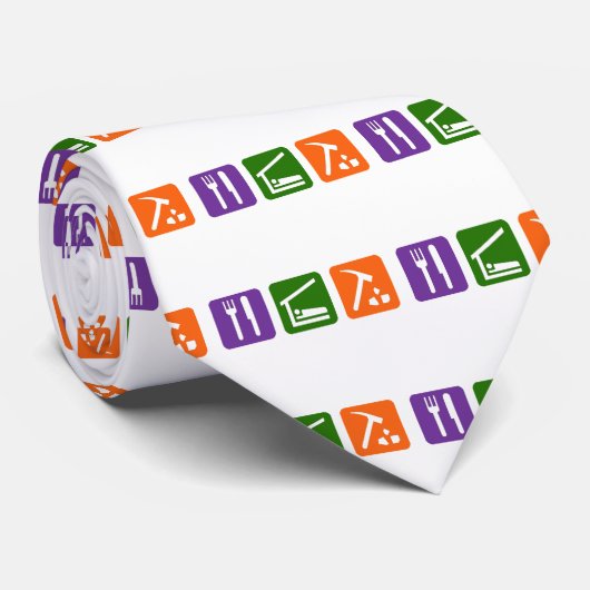 眠食べ考古学 ネクタイ (ロール)