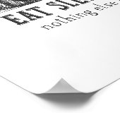 眠食べ魚ヴィンテージ仕掛け箱 ポスター (角)