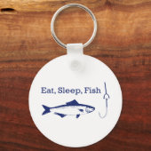 眠食べ魚 キーホルダー (正面)