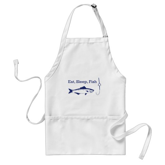 眠食べ魚 スタンダードエプロン (正面)