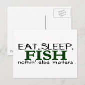 眠食べ魚 ポストカード (正面/裏面)