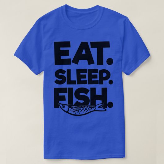 眠食べ魚 Tシャツ (デザイン正面)