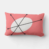 眩しいピンクの塊 ランバークッション (裏面)