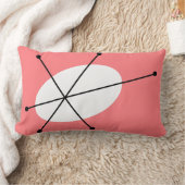 眩しいピンクの塊 ランバークッション (ブランケット)