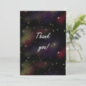 眩しい宇宙サンキューフラットカード サンキューカード (スタンド正面)