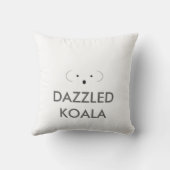 眩まされたコアラの枕 クッション (裏面)