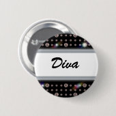 眩ますダイヤモンド500 缶バッジ (正面&裏面)