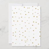 眩ます到着の写真の誕生の発表 案内状 (裏面)