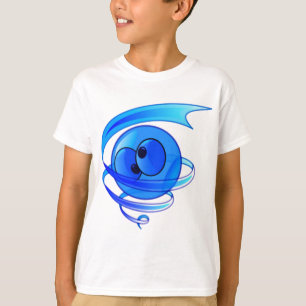 眩暈がするような空気風の漫画の顔 Tシャツ