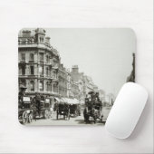 眺めのオックスフォードの通り、ロンドン(b/wの写真) マウスパッド (マウス)