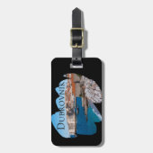 眺めのドゥブロブニク ラゲッジタグ (正面縦)