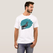 眺めの良い鳩 Tシャツ (正面フル)
