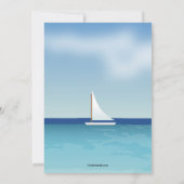 眺めの退職のパーティの招待状を楽しむこと 招待状 (裏面)