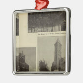 眺め、スポケーンの繁栄 メタルオーナメント (左)