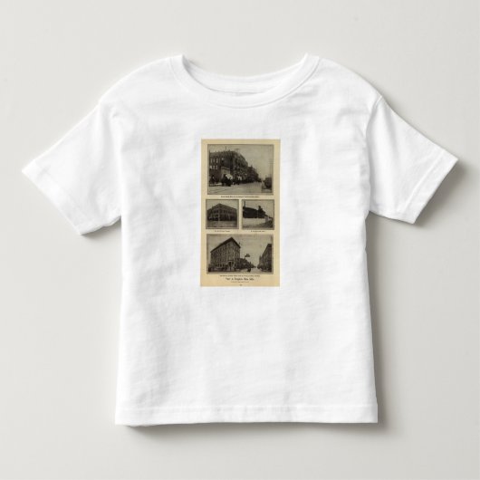 眺め、ボイジー、アイダホ トドラーTシャツ (正面)