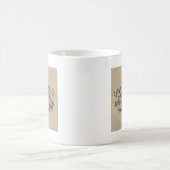 眼のアンティーク広告の光学 コーヒーマグカップ (中央)