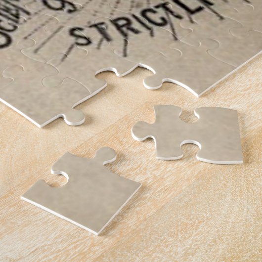 眼のアンティーク広告の光学 ジグソーパズル (側面)