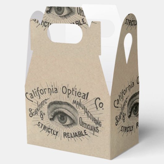 眼のアンティーク広告の光学 フェイバーボックス (オープン)