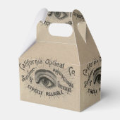 眼のアンティーク広告の光学 フェイバーボックス (正面サイド)