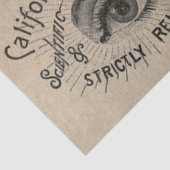 眼のアンティーク広告の光学 薄葉紙 (詳細)