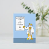 眼の手術の迅速な回復 ポストカード (スタンド正面)