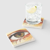 眼の黄疸 ストーンコースター (横)