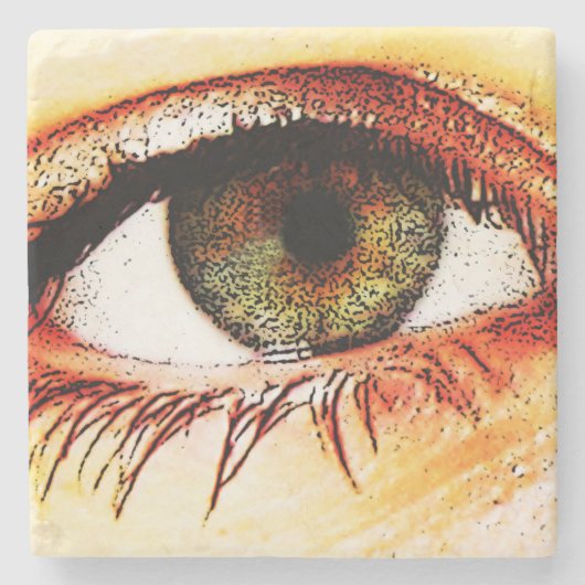 眼の黄疸 ストーンコースター (正面)