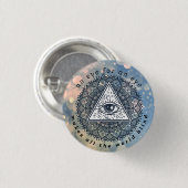 眼を見れば世界中の盲目の金属になる 缶バッジ (正面&裏面)