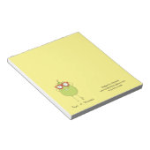 眼カスタム医師事務所のノートパッド ノートパッド (アングル)