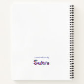 眼光鋭いオスプレイスケッチ白黒 ノートブック (裏面)