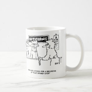 眼光頼者はスペインの目 コーヒーマグカップ