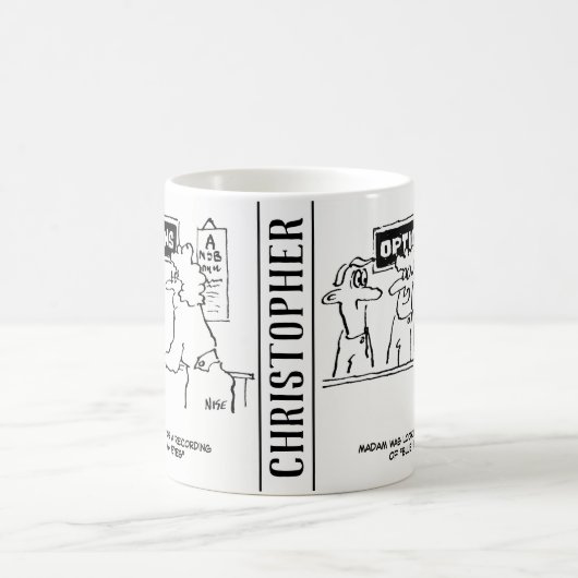 眼光頼者はスペインの目 コーヒーマグカップ (中央)