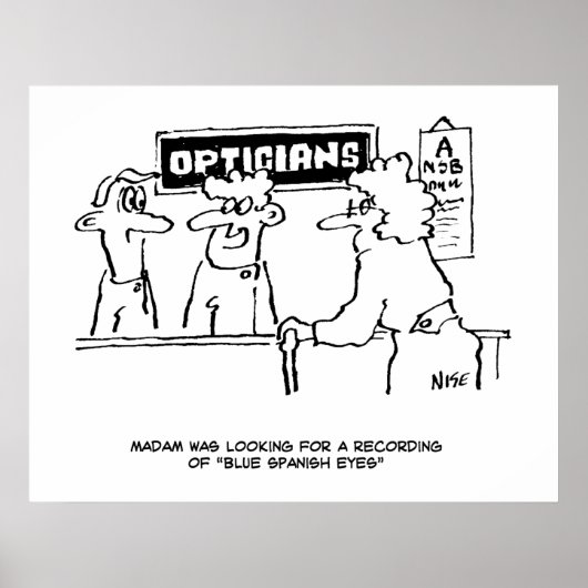 眼光頼者はスペインの目 ポスター (正面)