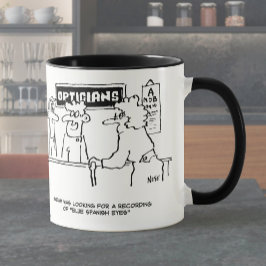 眼光頼者はスペインの目 マグカップ