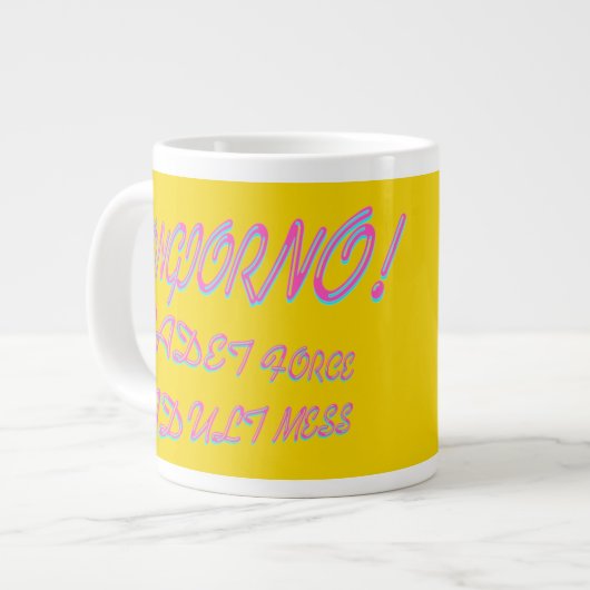 眼出血 ジャンボコーヒーマグカップ (正面左)