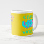 眼出血 ジャンボコーヒーマグカップ (正面右)