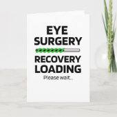 眼手術回復ギフト緑内障白内障ラシック カード (正面)