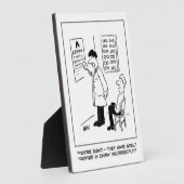 眼検与え査の眼鏡検査。おもしろい フォトプラーク (側面)