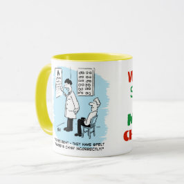 眼検与え査 マグカップ