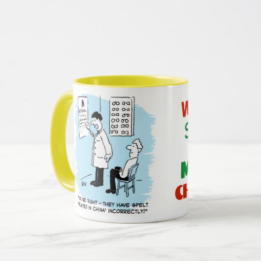 眼検与え査 マグカップ (正面左)